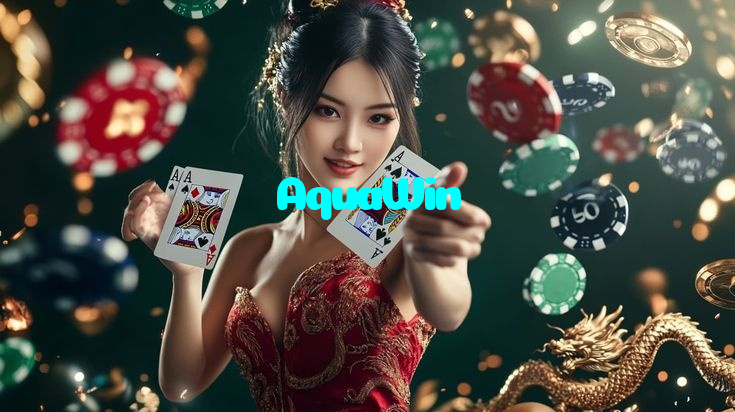AquaWin casino presented on mobile device in Pakistan with slots and live games